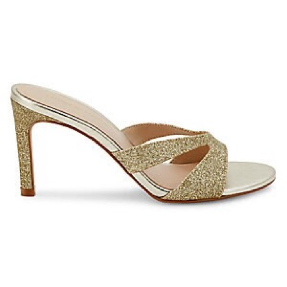 BRAND NEW Stuart Weitzman Mariposa Glitter Sandal Heels